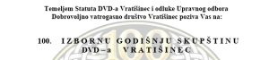 Poziv za 100. izbornu godišnju skupštinu